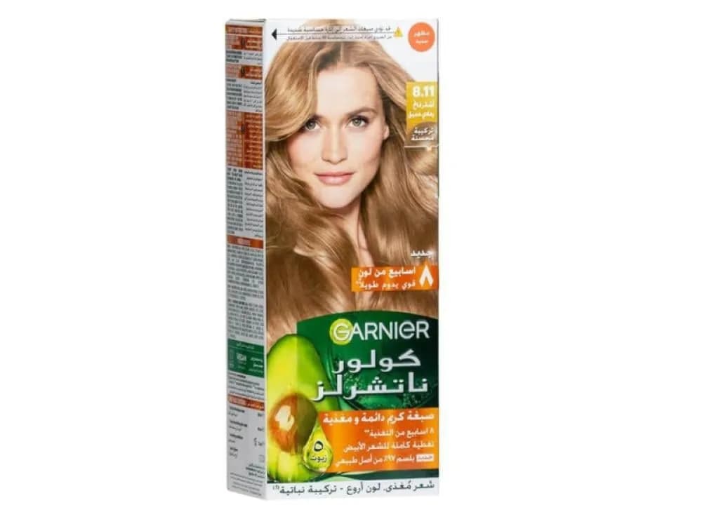 Garnier Color Naturals Permanent Nourishing Hair Color - Shade 8.11 Light Ash Blonde