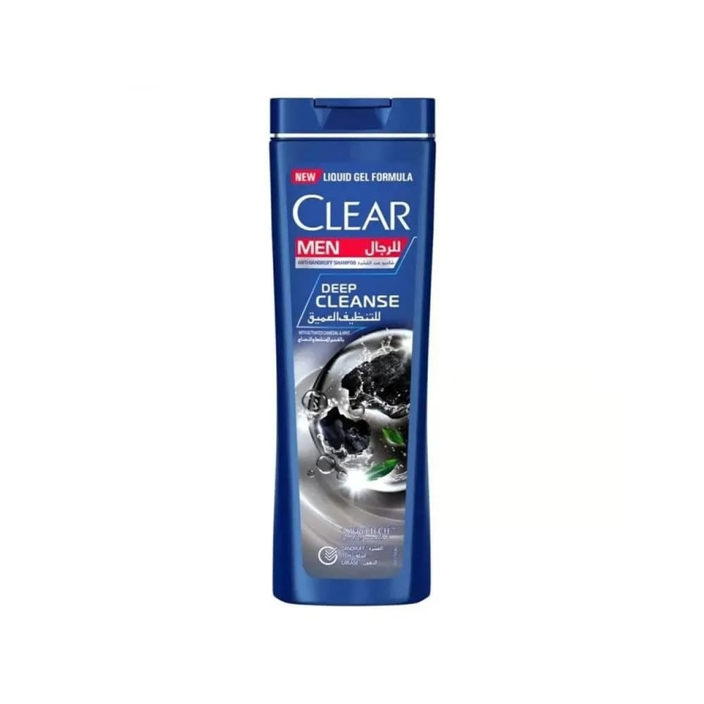 Clear Men Anti-Dandruff Shampoo Deep Cleanse with Charcoal & Mint - 190 ml