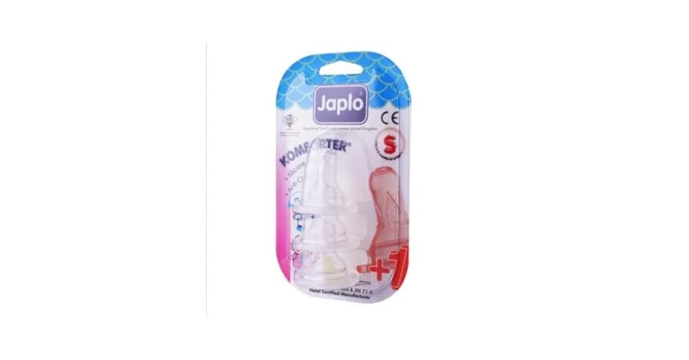 Jaflo Small Size S Nipple, 3 Pieces, Silicone, Model SC102K
