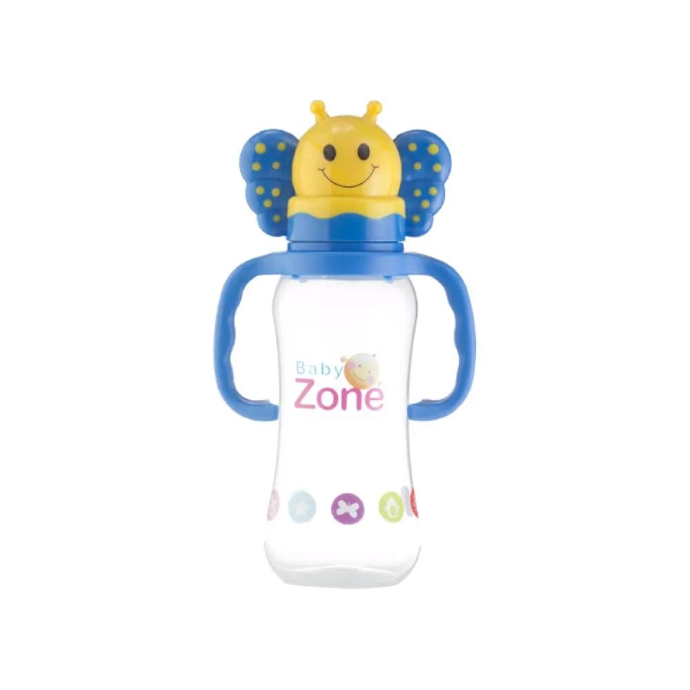 Feed Bottle Plastic with hande Bee Shaped By Baby Care Zone - 250ml