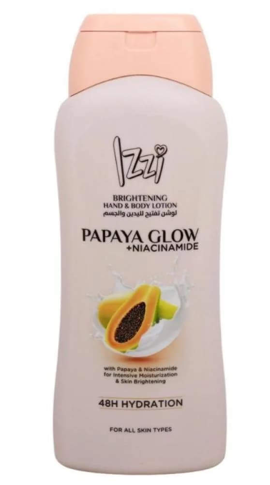 Easy Lotion Papaya Glow + Niacinamide for Hand and Body Whitening 400ml