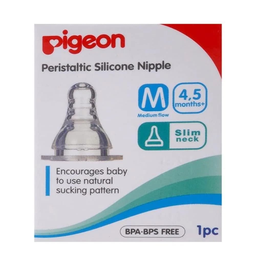 Pigeon Medium + 4 Months Teat - 1 Piece