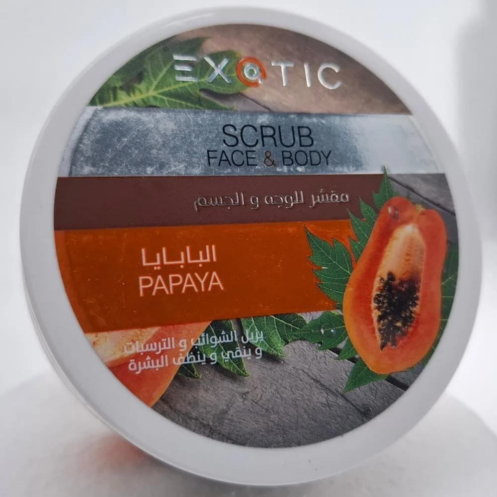 Exotic Papaya Face and Body Scrub 400ml