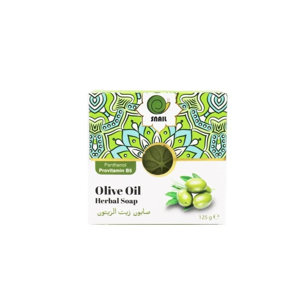 Snail Olive Oil Soap, Moisturizing and Purifying for Skin - 125g