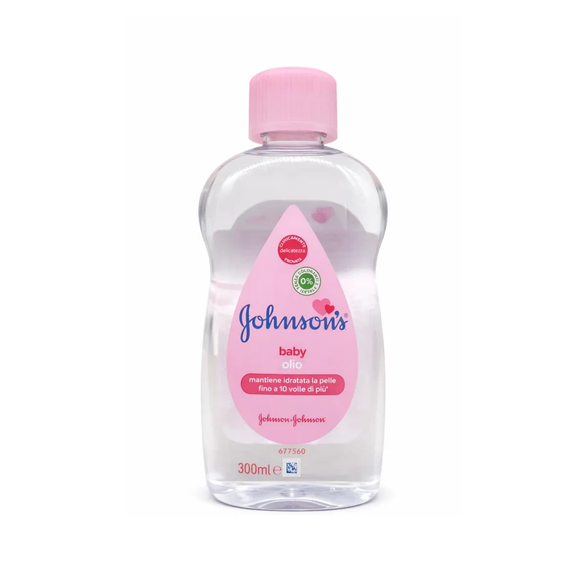 Johnson's Baby Oil for moisturizing and protecting skin from dryness – 300 ml