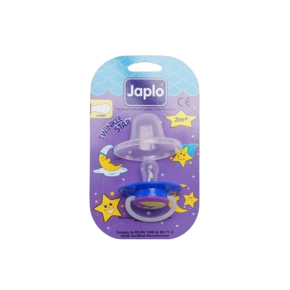 Jaflo Baby Pacifier with Cover, Age 3 Months + Model TS-27