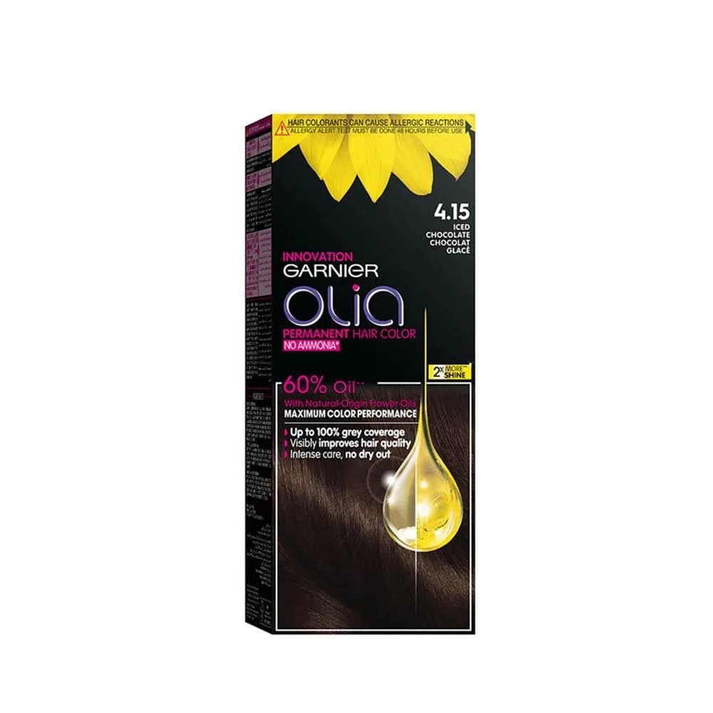 Garnier Olia Ammonia-Free Hair Color - Icy Chocolate 4.15