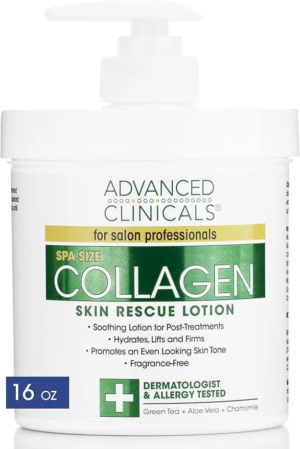 Advanced Clinicals Collagen Firming Cream 454g