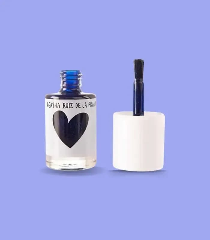 Agatha Rose Glossy Blue Nail Polish – GRB-360 | Luxurious Italian Nail Polish