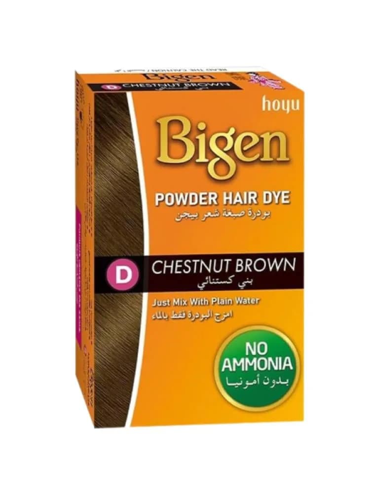 Bigen brown chestnut hair dye powder