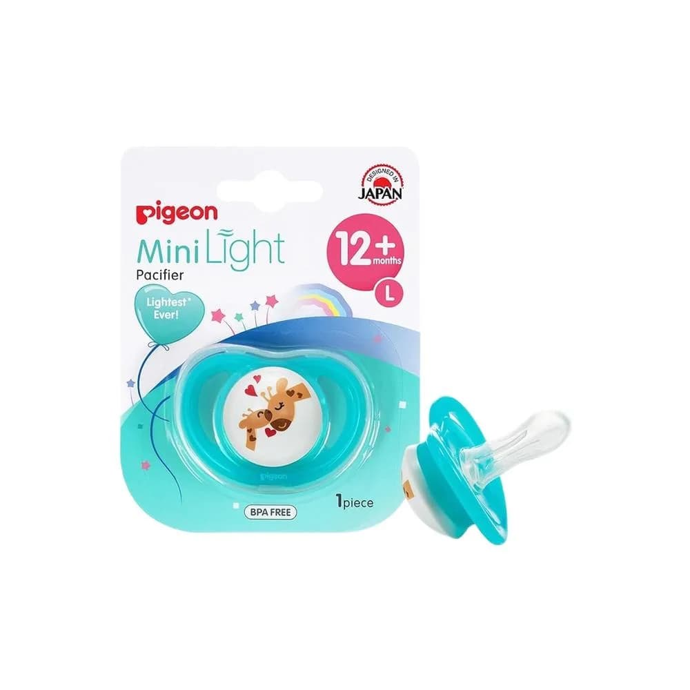 Pigeon Pacifier Mini Light 12 Months Large Giraffe (NP1672-6)