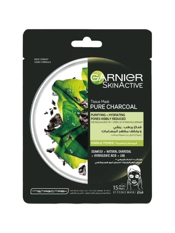Garnier Pure Charcoal Sheet Face Mask - 28g