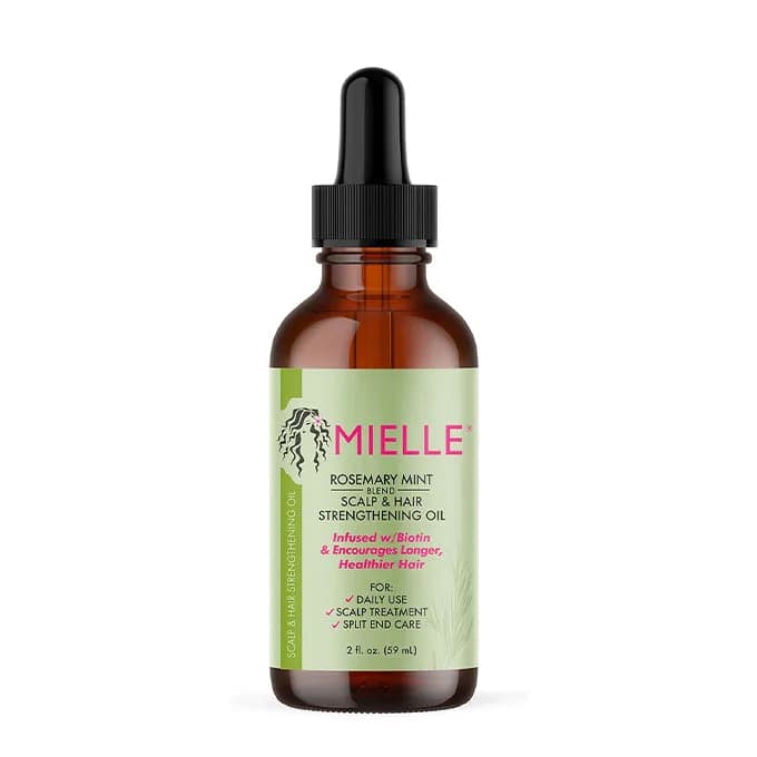 Mielle 59ml Peppermint & Rosemary Scalp & Hair Strengthening Oil