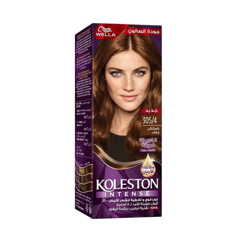Wella Koleston Intense Hair Color - Attractive Chestnut 305/4