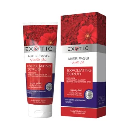 Exotic Scrub with Aker Fassi Extract – for skin brightening and a natural rosy glow (75 ml)