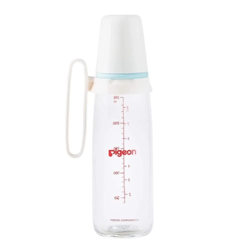 Pigeon Glass Baby Bottle with Handle - 240ml