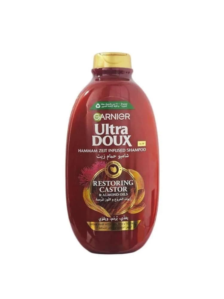 Garnier Ultra Doux Almond & Castor Oil Shampoo - 200 ml