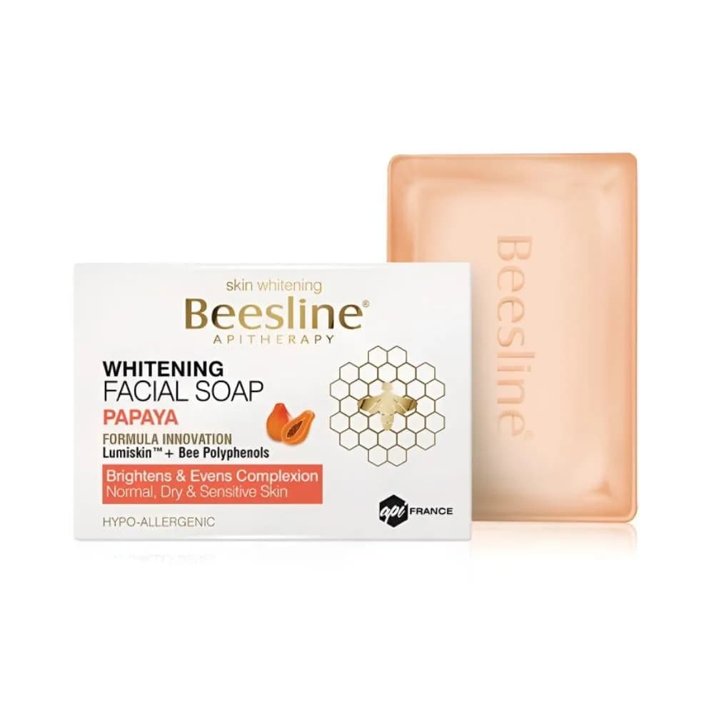 Beesline Papaya Whitening Facial Soap Bar - 85g