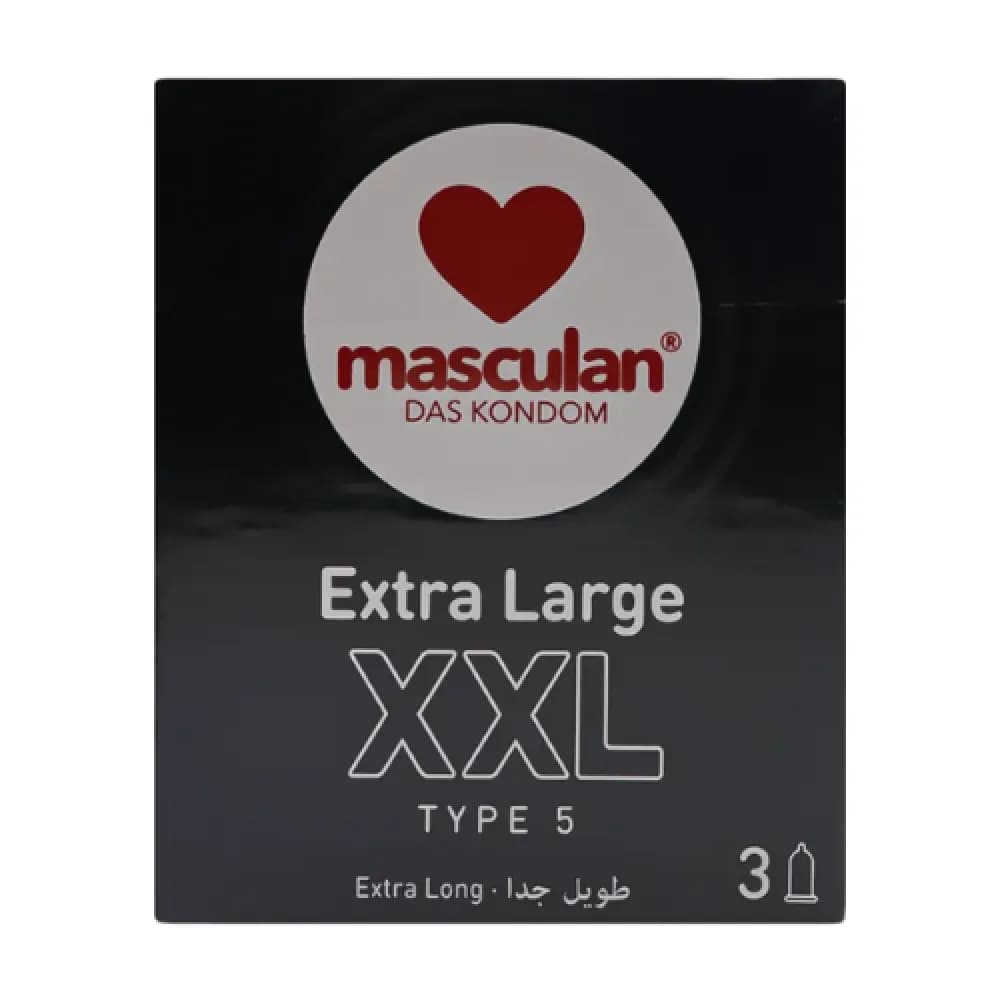 واقى ذكرى ماسكولان مقاس كبير 3 قطع XXL