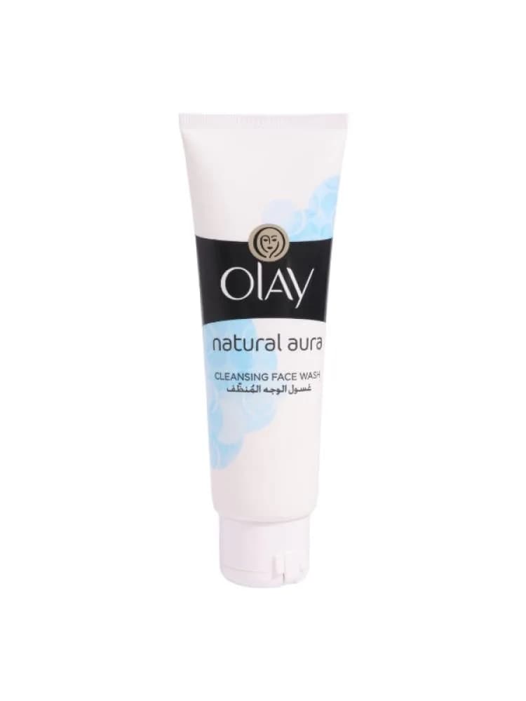 Olay Natural White Cleansing Wash for All Skin Types, 100ml
