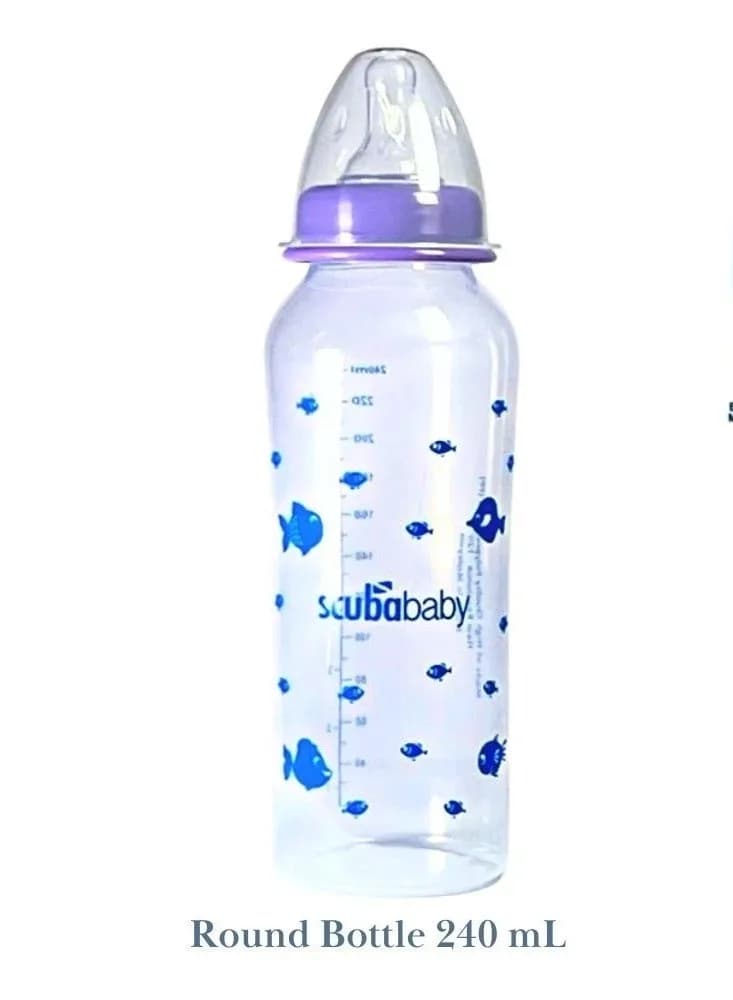 Jablo Silicone Feeding Bottle with Nipple, Green, No Handle,