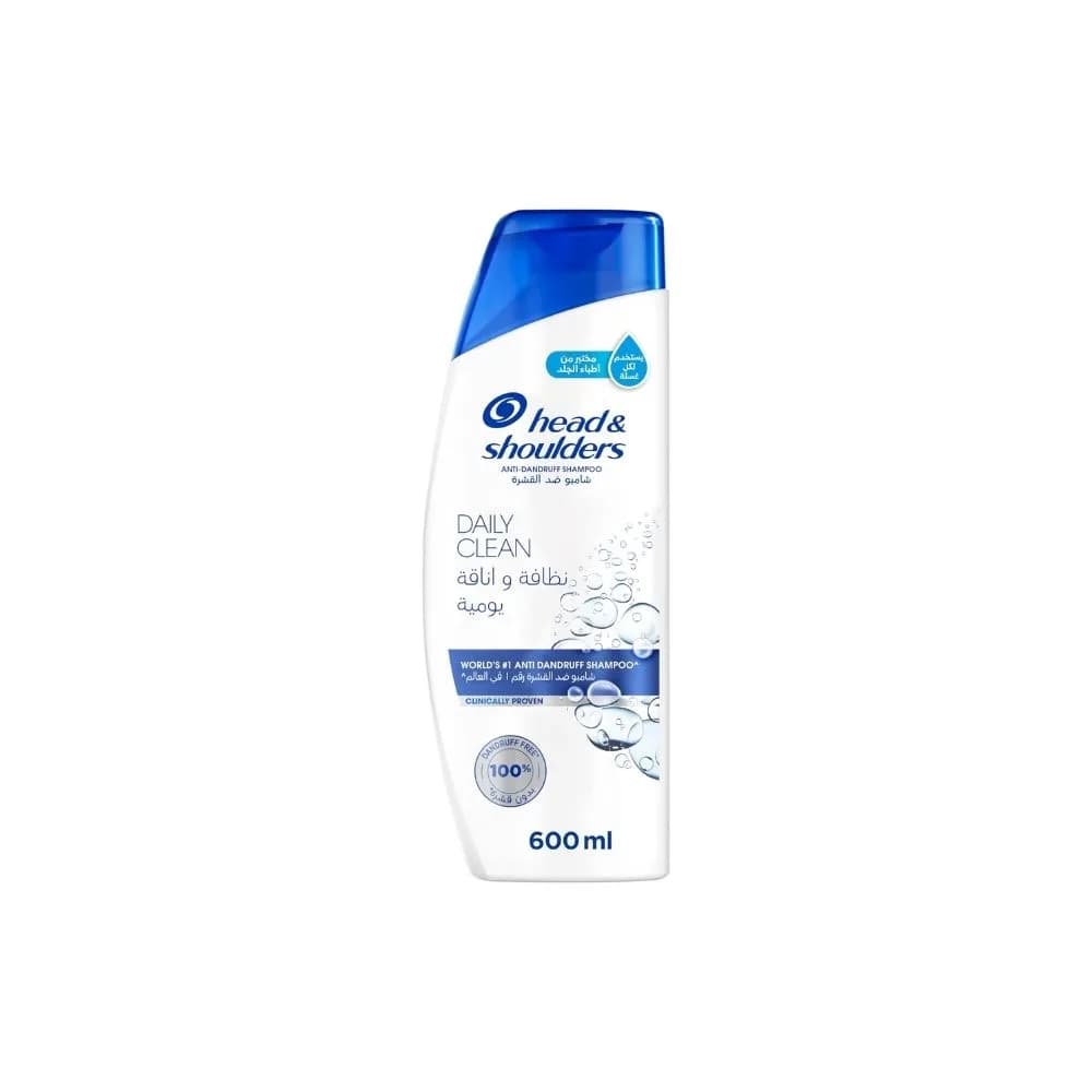 Head & Shoulders Anti-Dandruff Shampoo & Daily Cleanser 600ml
