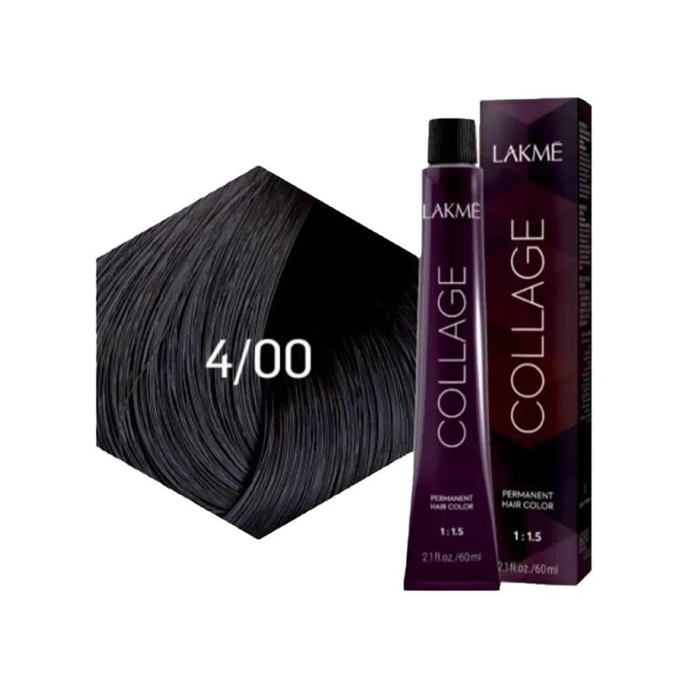 Lakme Collage Clear Hair Color - Medium Brown 4/00