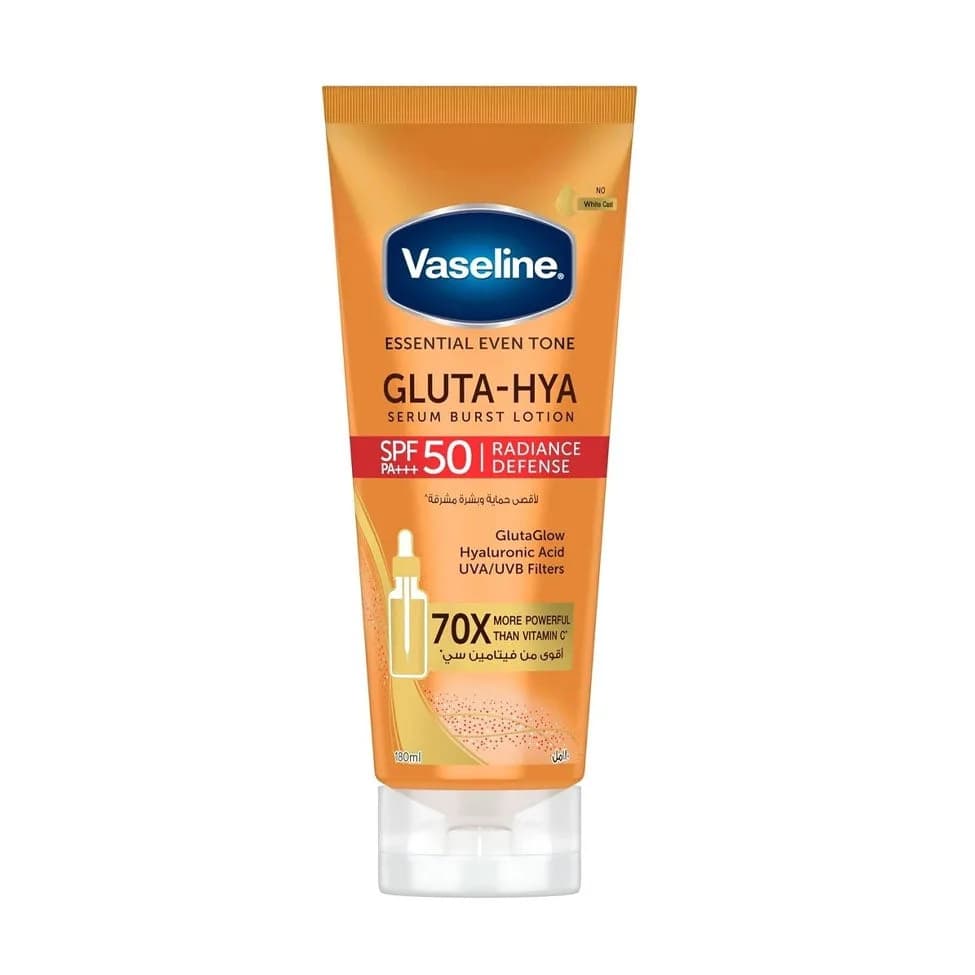 Vaseline Gluta Hya Lotion Enhanced With Serum With SPF 50 - 180 Ml