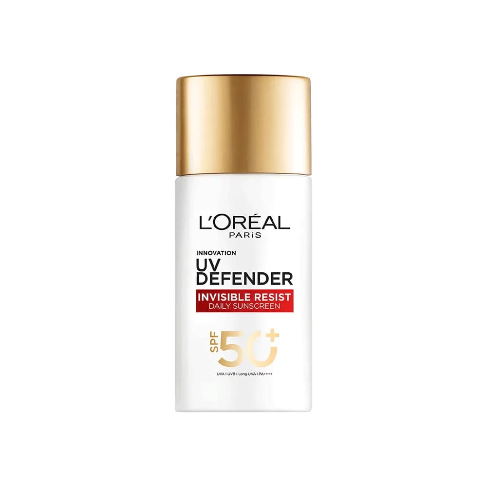 L'Oréal Paris UV Defender Sunscreen +SPF 50 Invisible Resist - 50ml