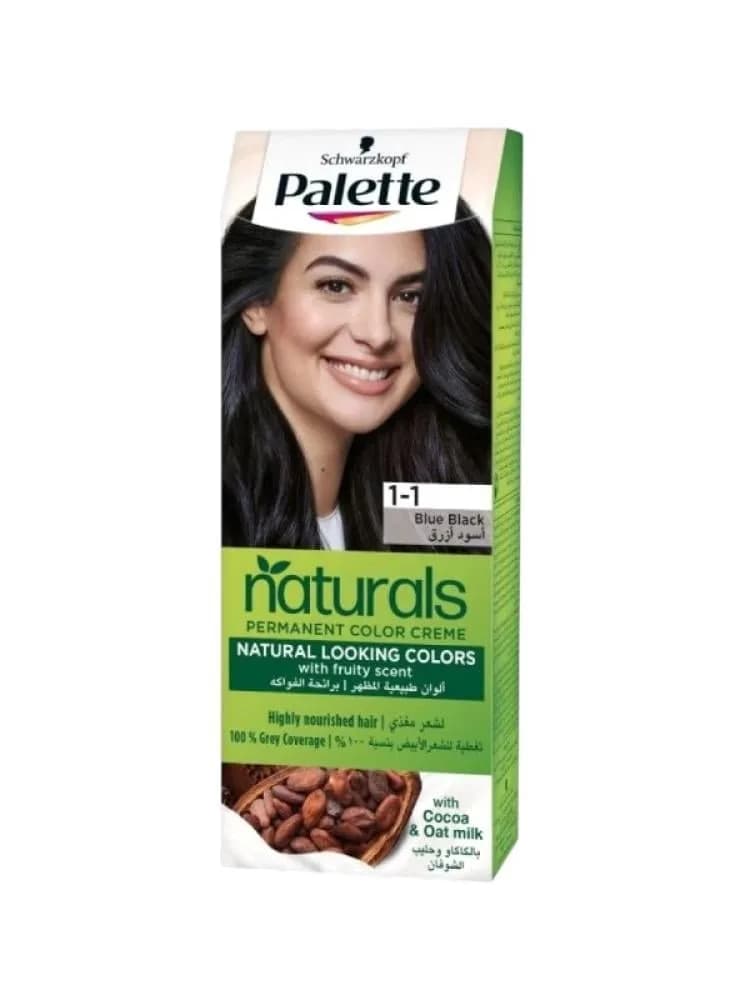 Palette 1-1 Permanent Hair Color - Black and Blue | 50ml