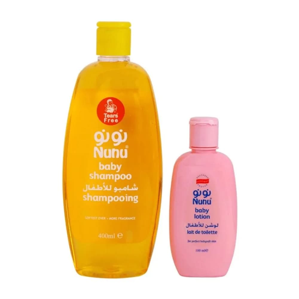 Nunu Baby Shampoo 400ml + Lotion Special Offer