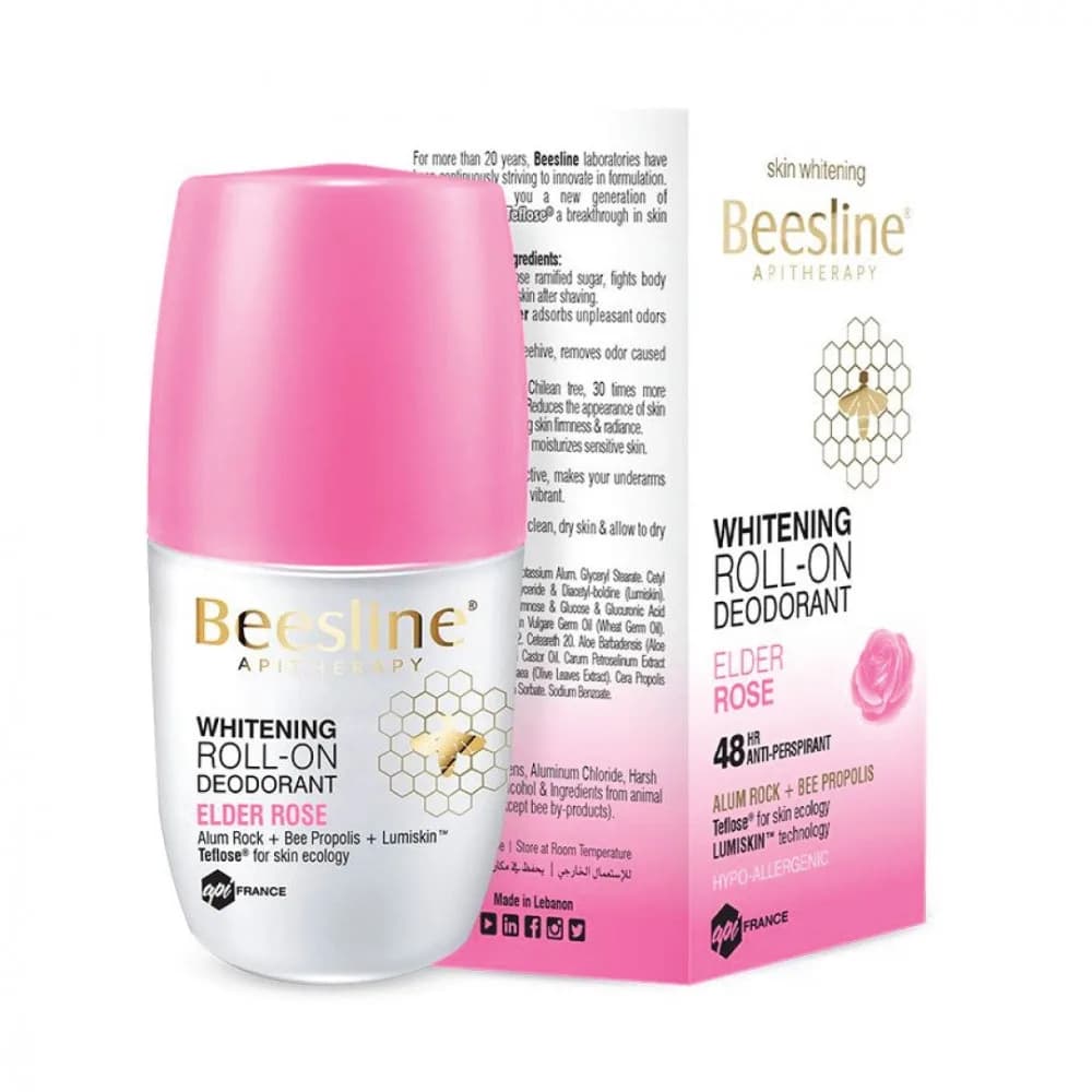 بيزلين مزيل عرق رول رائحة الورد 50ml