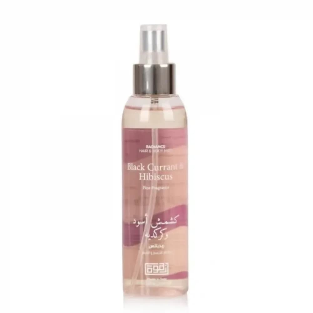 ريديانس بخاخ معطر للجسم والشعر كشمش اسود وكركدية 150 مل