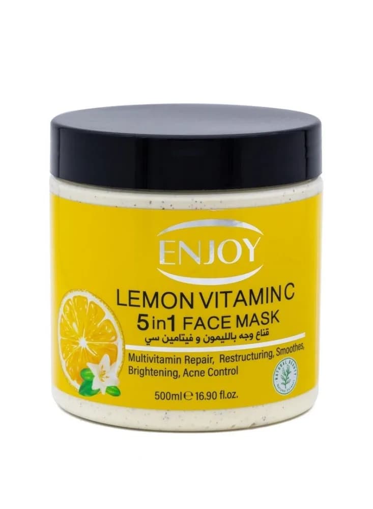 Enjoy Lemon & Vitamin C 5 in 1 Face Mask 500ml
