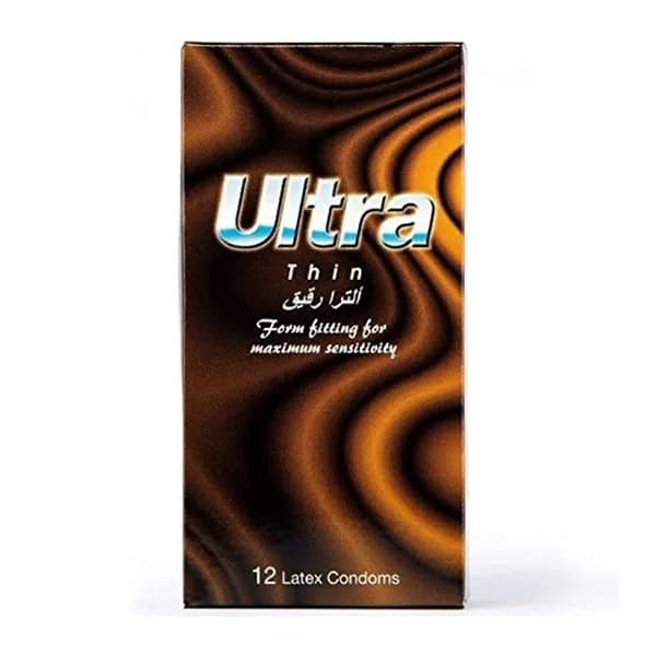 ألترا، واقى ذكرى رقيق - 12 قطعة