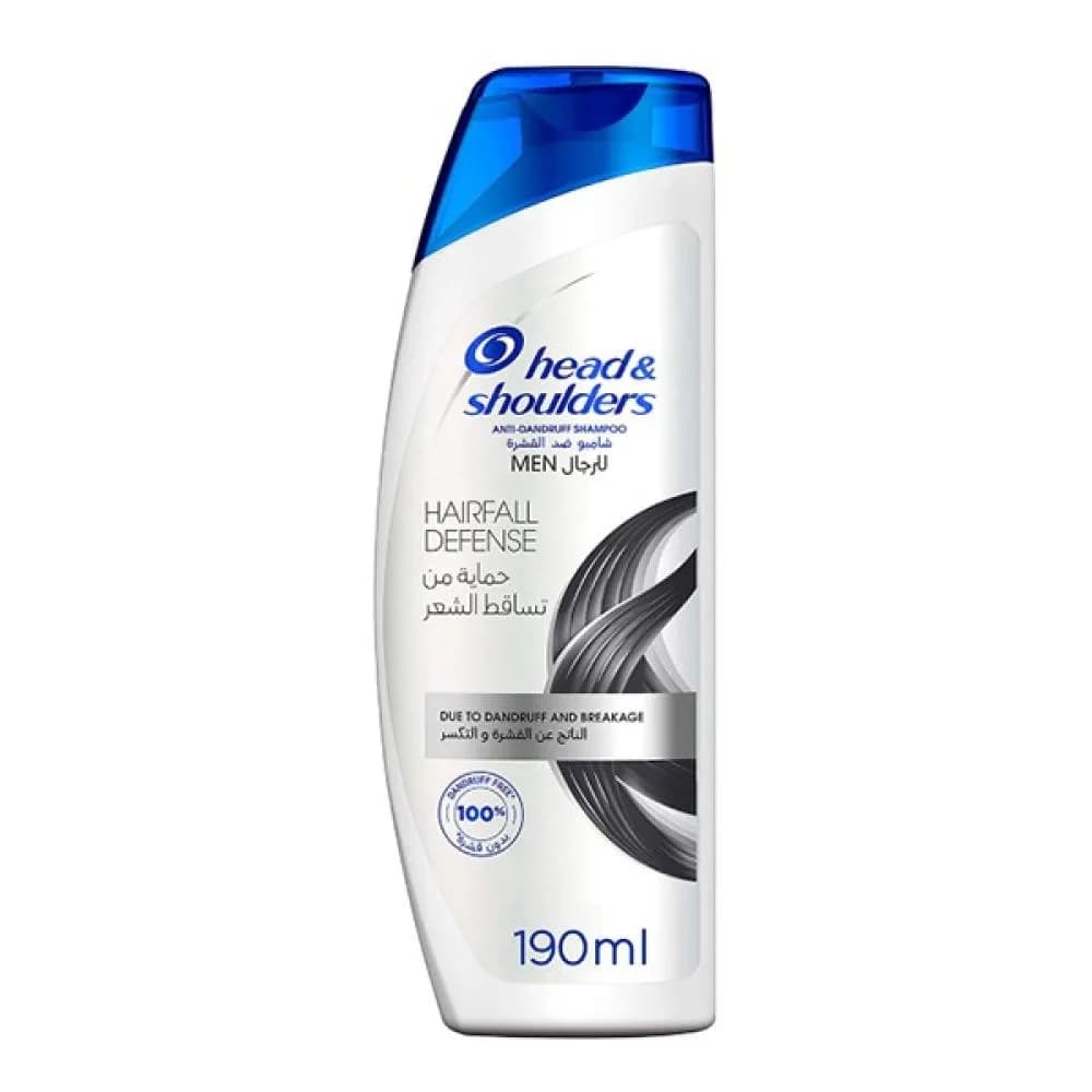 Head & Shoulders Men's Anti-Hair Fall & Anti-Dandruff Shampoo - 190ml