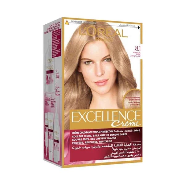 L'Oréal Excellence Hair Color Light Ash Blonde 8.1