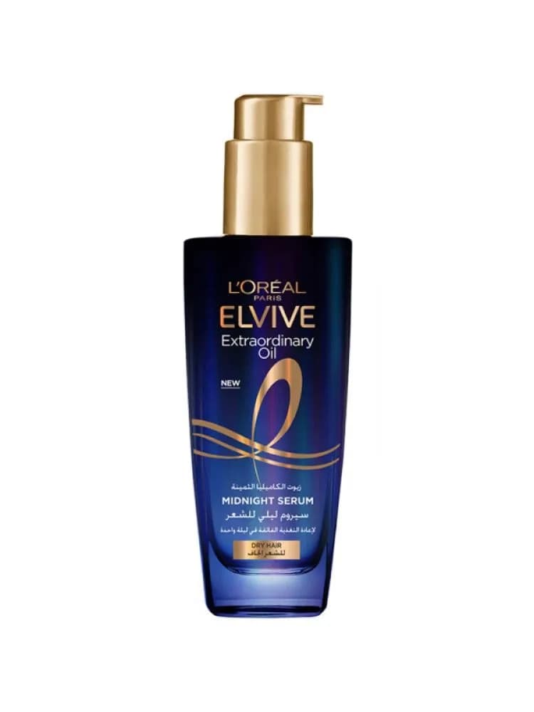 L'Oreal Paris - Elvive Night Serum with Camellia Oil for Dry Hair, 100ml