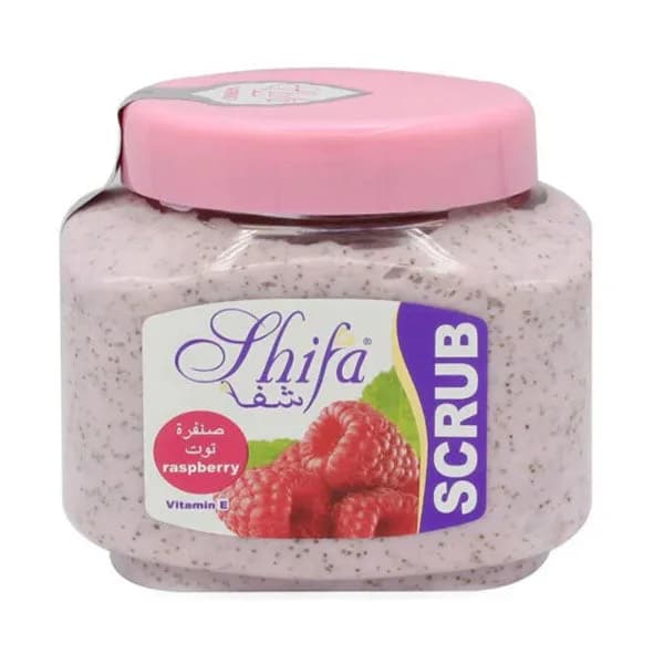 Shifa Face and Body Scrub, Berry, 300ml