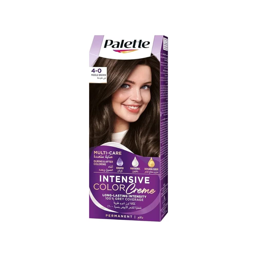 Palette Permanent Hair Color Medium Brown 0-4 110ml