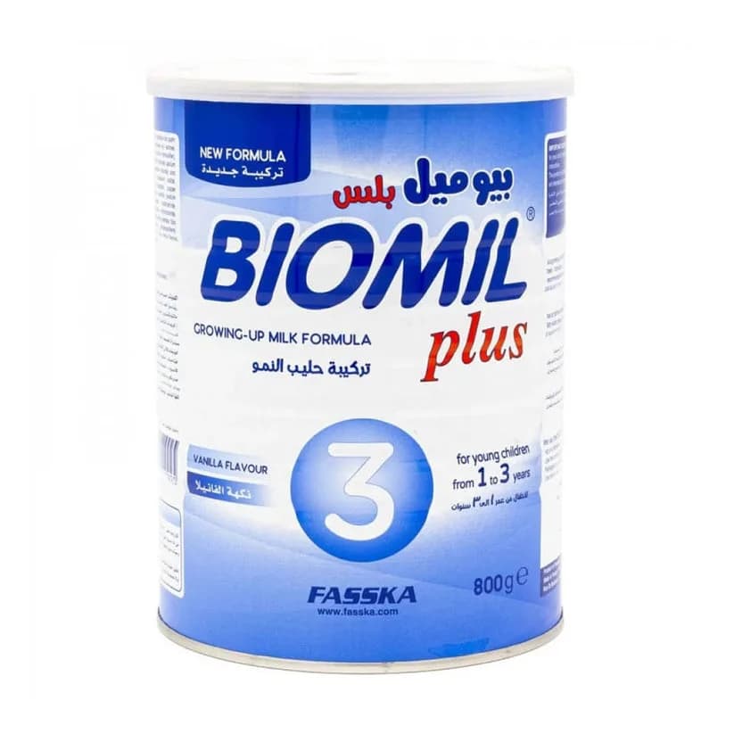 بيوميل بلس حليب اطفال من عمر 1 - 3 سنة رقم 3 - 800 جرام