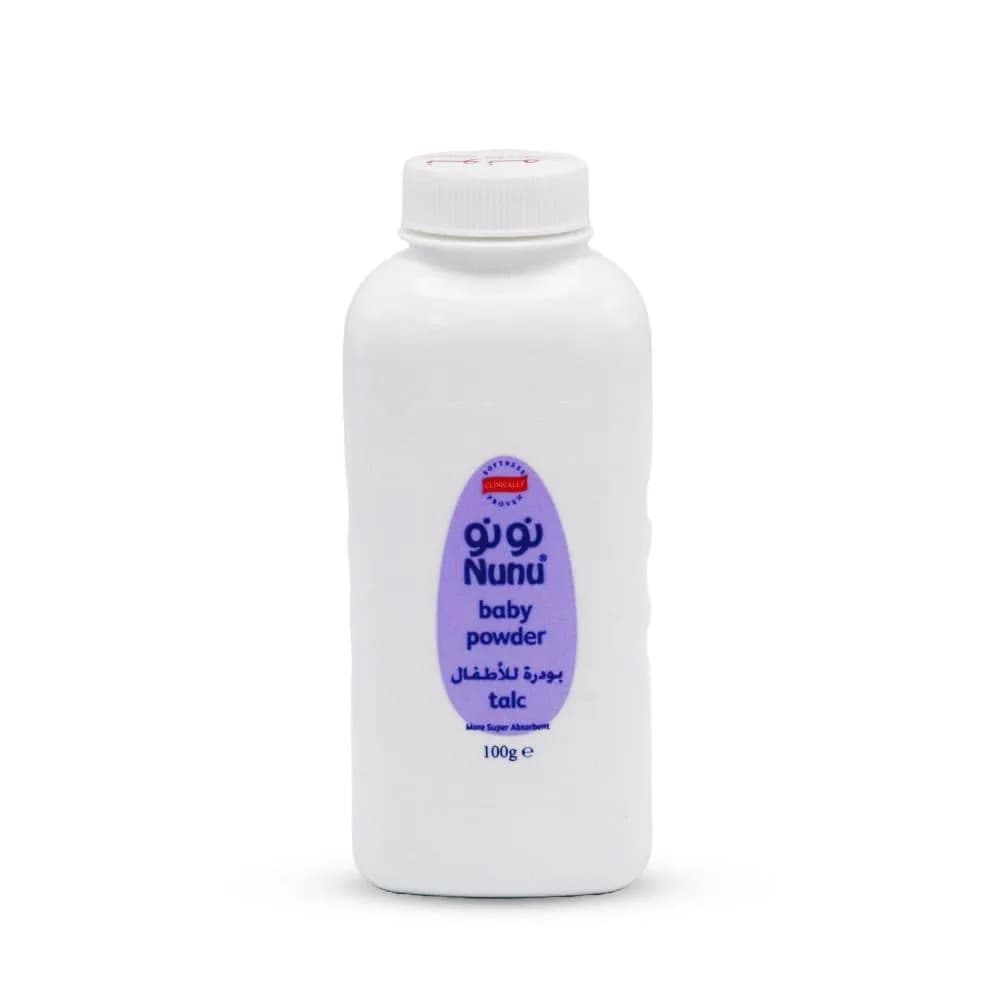 Nunu Baby Talcum Powder White - 100g