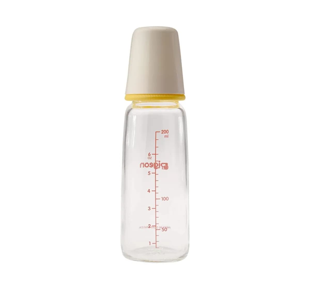 Pigeon Glass Baby Bottle with White Cap - 200ml