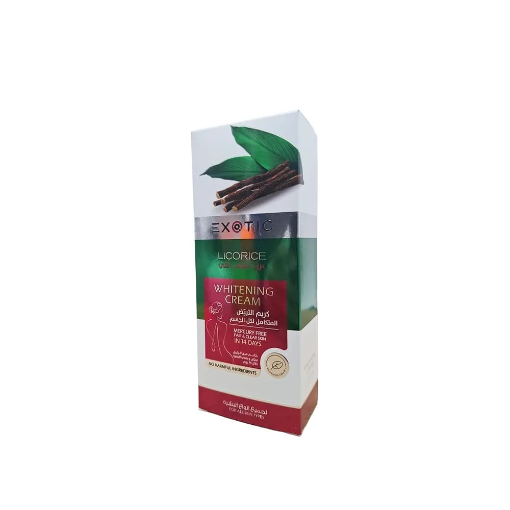 Exotic Pure Licorice Complete Whitening Body Cream – 75ml