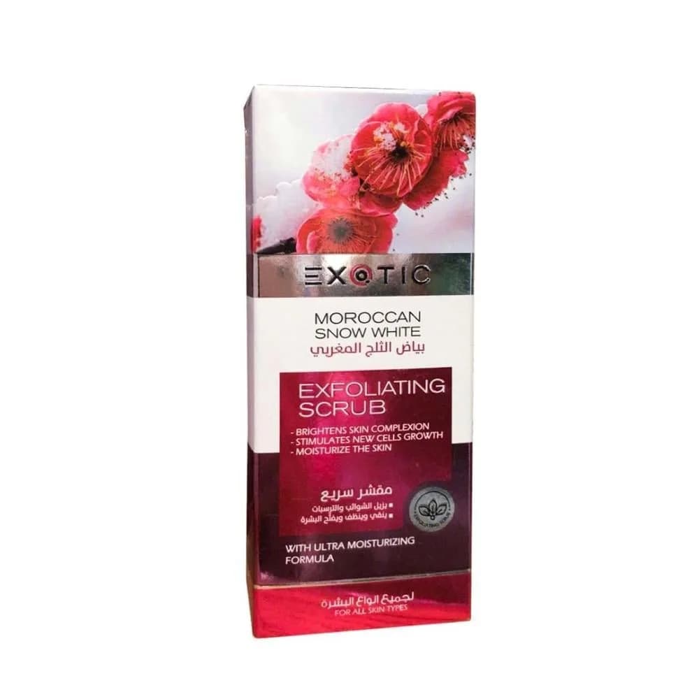 Exotic Snow White Face and Body Scrub 500ml