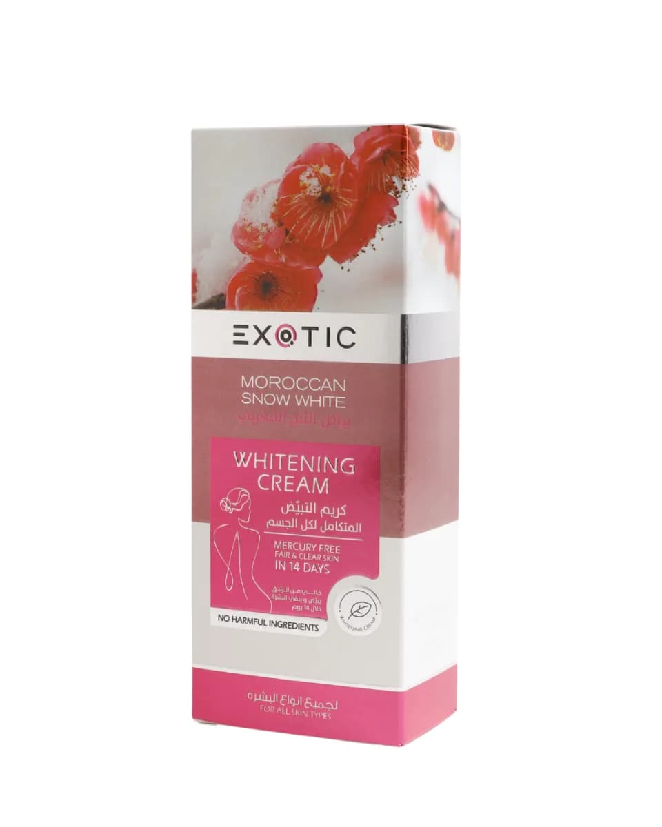 Exotic Moroccan Snow White Body Whitening Cream - 75ml