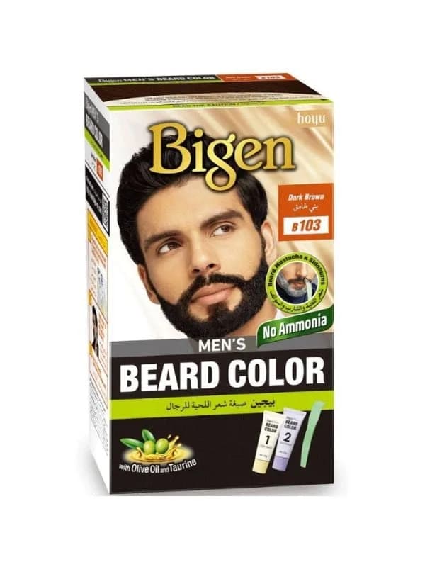 Bigen Beard Hair Dye for Men Dark Brown B103