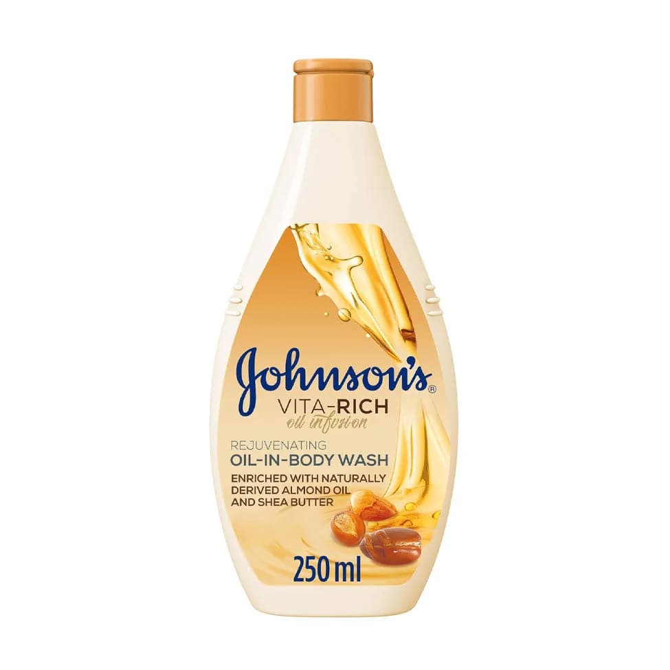 Johnson's Vita Rich Body Wash with Almond Oil and Shea Butter 250ml