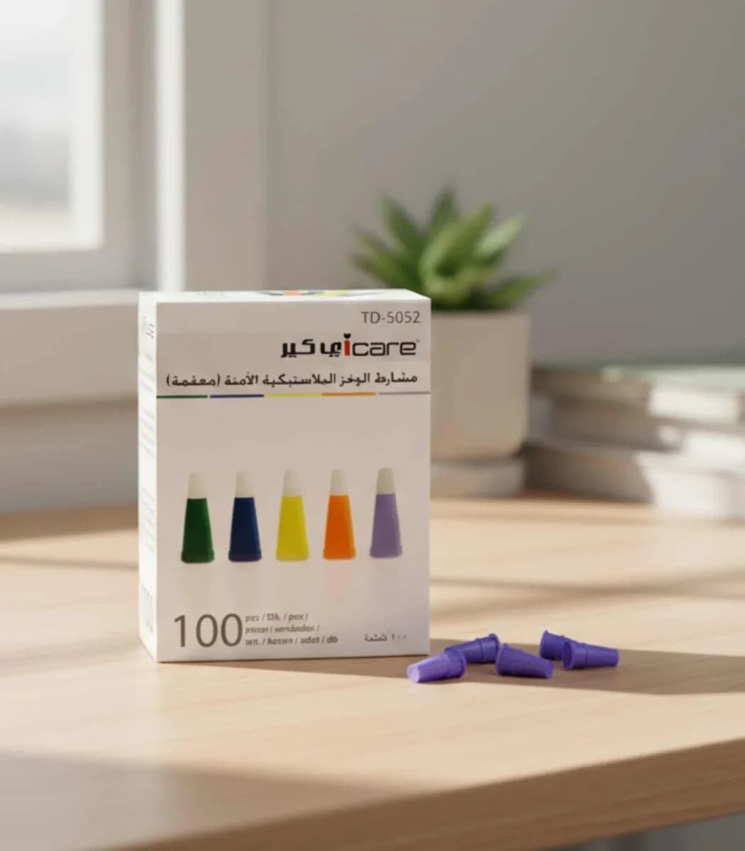 ابر وخز اي كير الملونة 100 قطعة