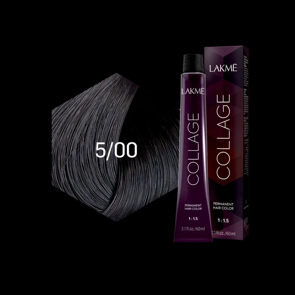 Lakme Collage Permanent Hair Color, 5/00 Light Brown